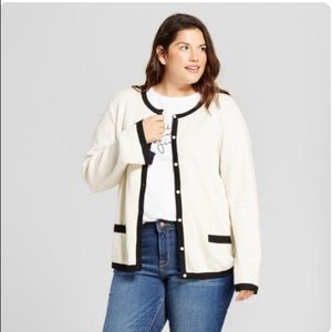 A New Day Embellished Cream Cardigan XS NWOT